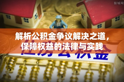 新干解析公积金争议解决之道，保障权益的法律与实践